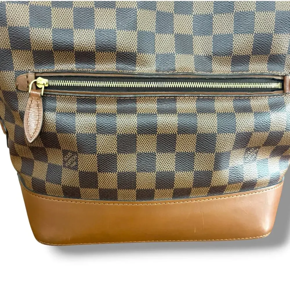 Authentic Louis Vuitton Diane Damier Ebene Shoulder Bag Hobo